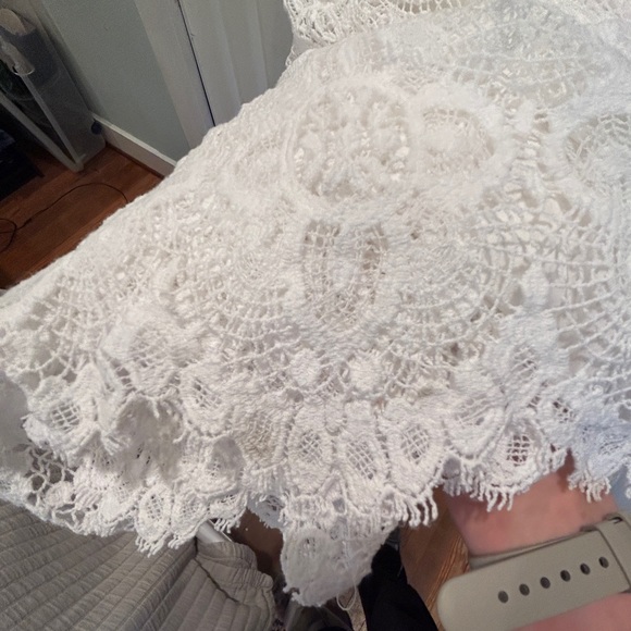 Kite And Butterfly Rena Bohemian White Wedding Dress like new - Picture 7 of 16